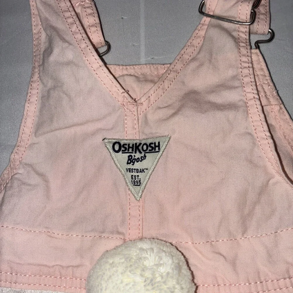 Oshkosh Easter Bunny Romper Tutu Romper Toddler Size 9 Months‎ Pink